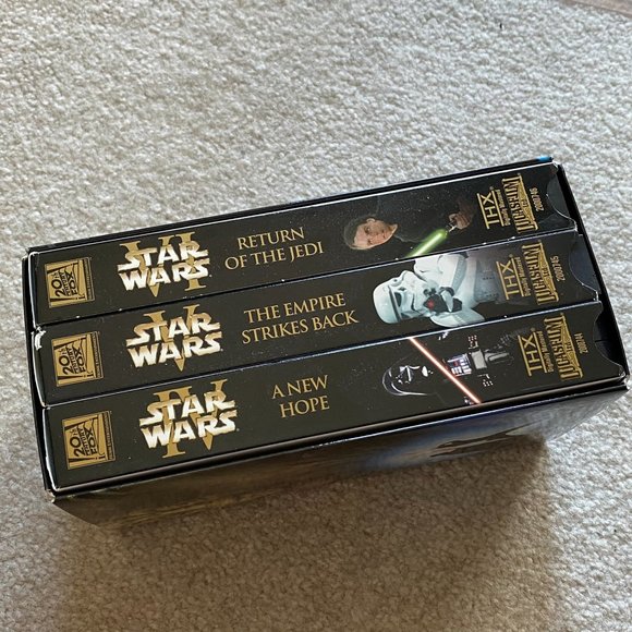 Lucasfilm Ltd Thx Digitally Mastered LucasFilm Ltd | Other | Collectible 3 Star Wars Vhs Tapes Thx Digitally